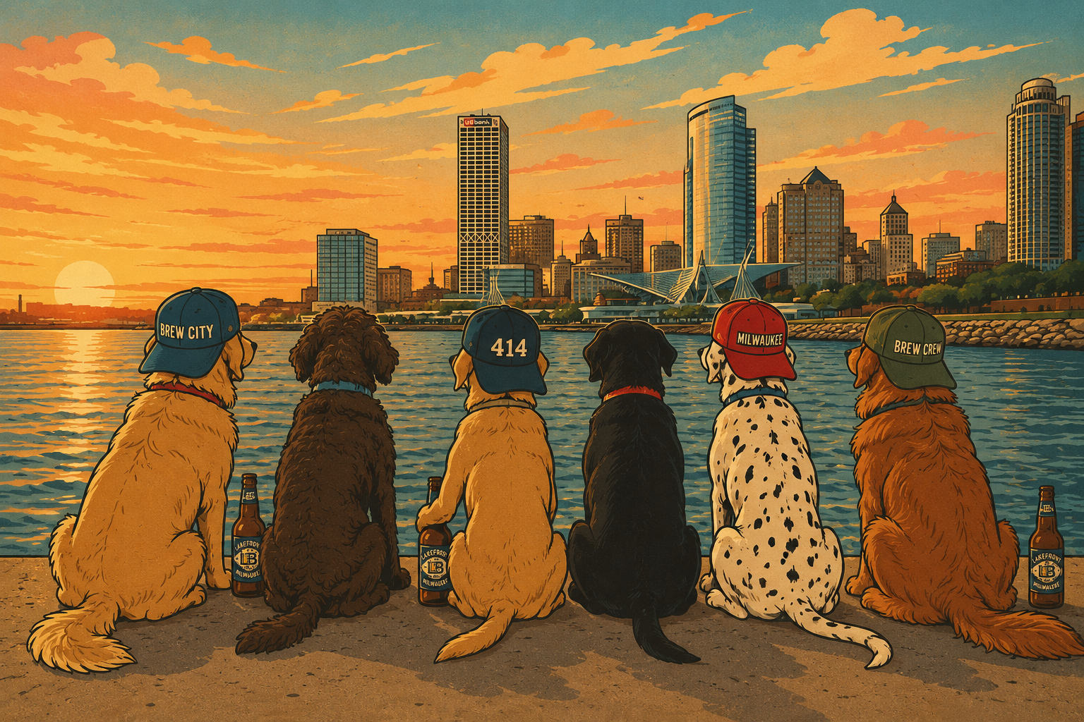 Milwaukee Shirts Inspired by Dogs, Beer, and Giving Back