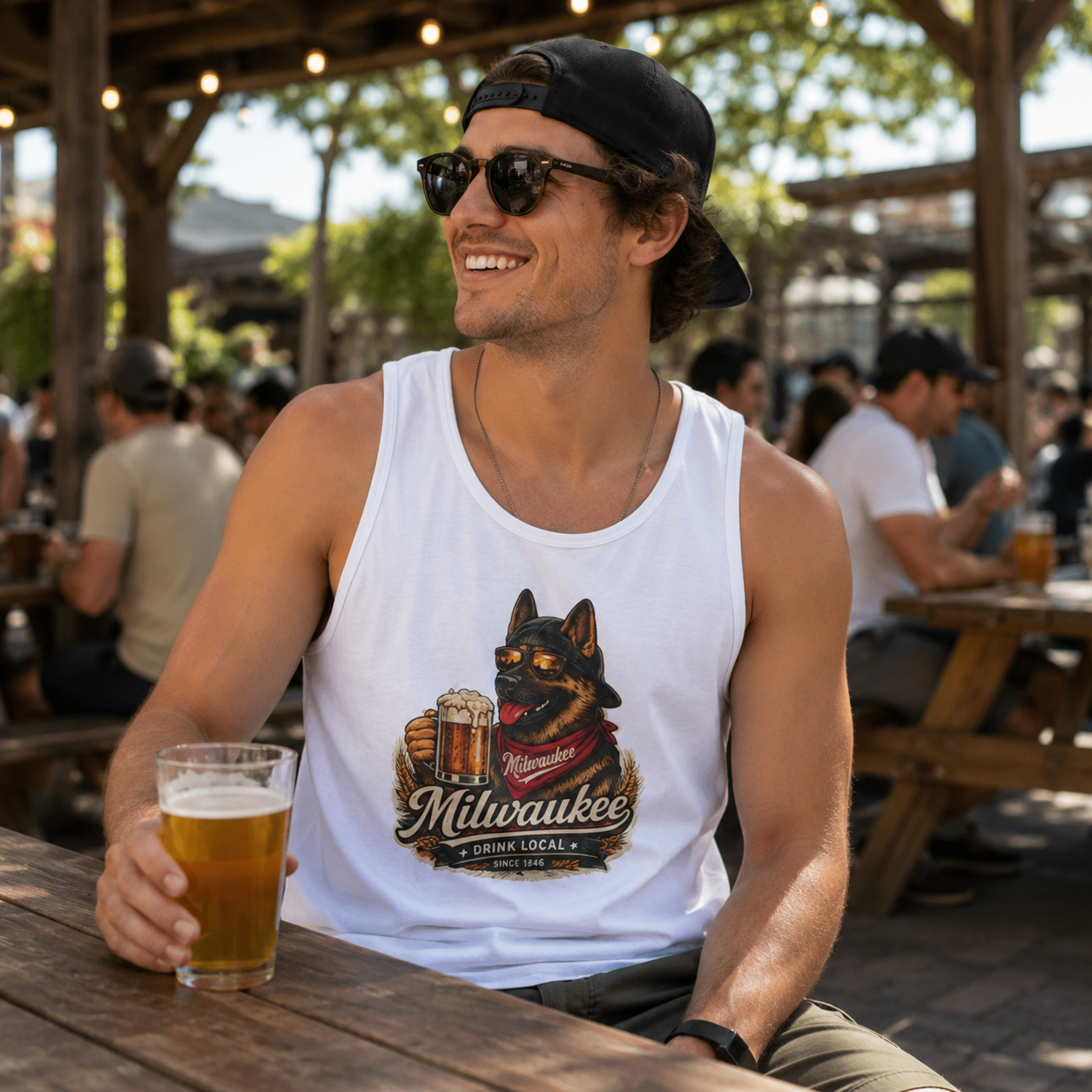 German Shepherd Club Jersey Tank