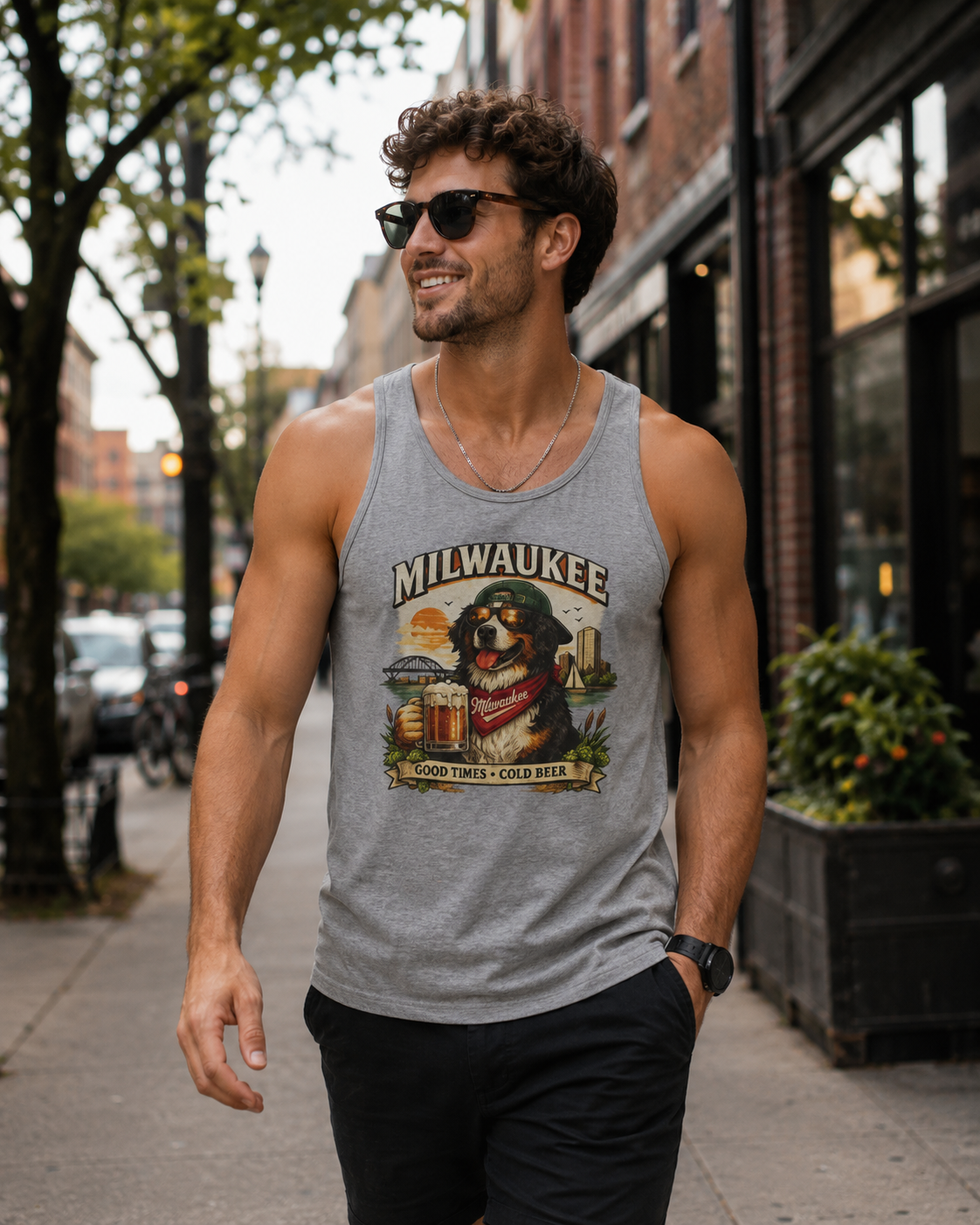 Bernese Mountain Dog Club Jersey Tank