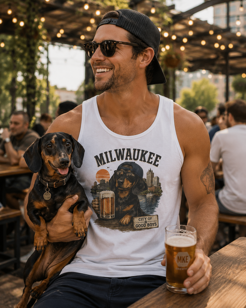 Dachshund Club Jersey Tank